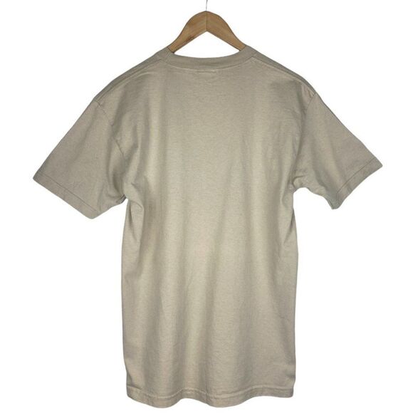 MAD ENGINE Men's Beige Marvel Comics Civil War Crew Neck T Shirt US M - Picture 2 of 7